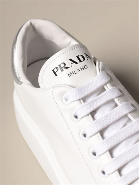 prada sneakers women white